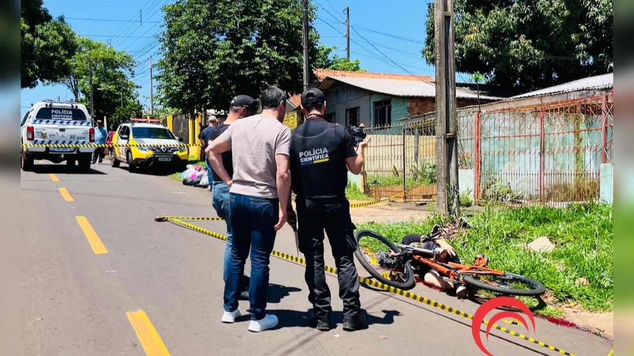 Ciclista com tornozeleira eletrônica é executado em plena luz do dia em Foz do Iguaçu