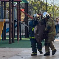 Vítima que sofreu queimaduras graves em incêndio no Country é transferida para Londrina Imagem referente a Vítima que sofreu queimaduras graves em incêndio no Country é transferida para Londrina