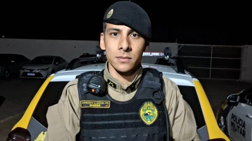 Imagem referente a Aspirante Mieres fala sobre caso de violência doméstica com apreensão de armas na região norte