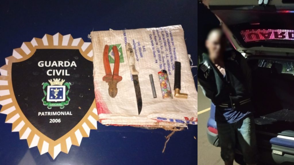 GCP evita furto de fios em escola municipal e prende suspeito em flagrante no Jardim Itália GCP evita furto de fios em escola municipal e prende suspeito em flagrante no Jardim Itália