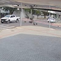Imagem referente a Imagens chocantes mostram momento do acidente que matou adolescente de 15 anos em Cascavel