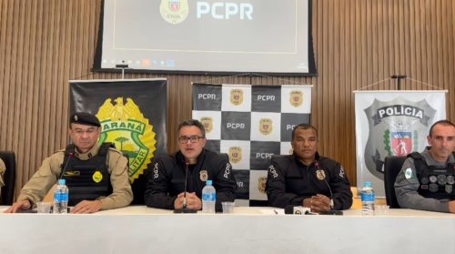 Polícias do Paraná desarticulam grupo criminoso e realizam 43 prisões em nove cidades, incluindo Cascavel Imagem referente a Polícias do Paraná desarticulam grupo criminoso e realizam 43 prisões em nove cidades, incluindo Cascavel