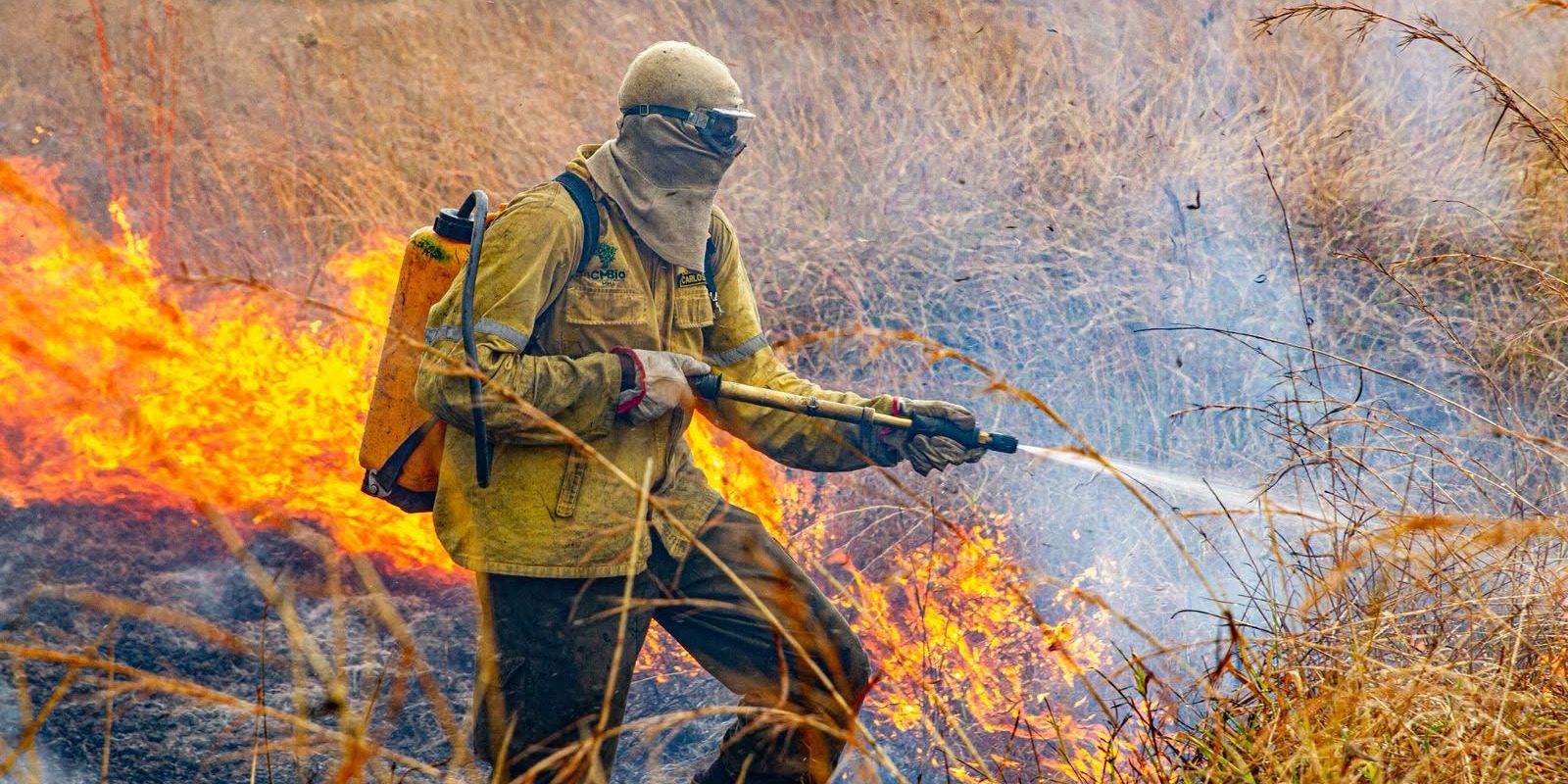 Raios provocam novo foco de incêndio na Chapada dos Veadeiros Imagem referente a Raios provocam novo foco de incêndio na Chapada dos Veadeiros