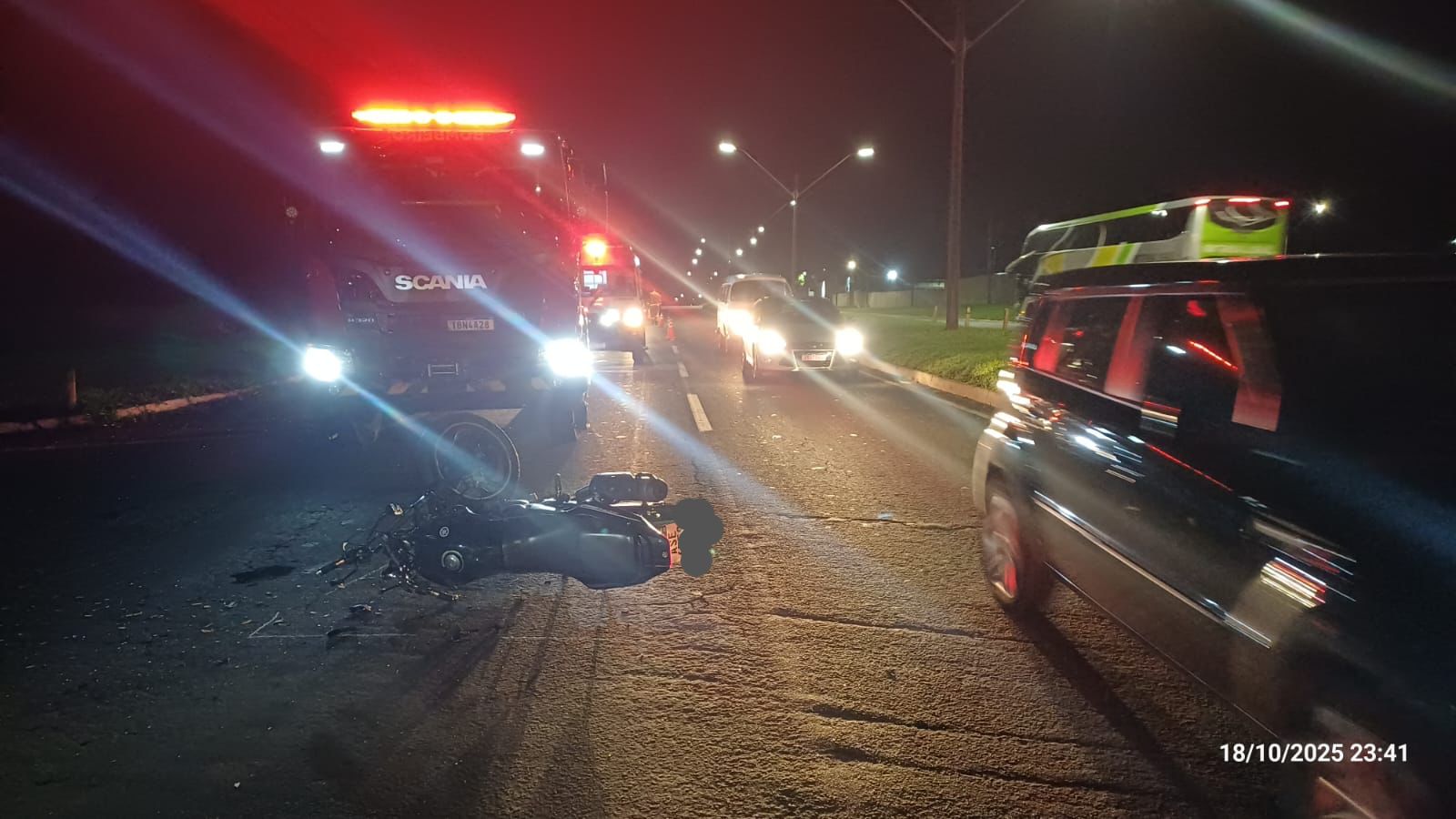 PRF atende sinistro em Londrina com condutor embriagado