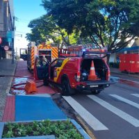 Imagem referente a Princípio de incêndio no Hotel Copas Verdes mobiliza Corpo de Bombeiros