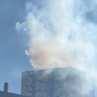 Imagem referente a Vídeo mostra intensa nuvem de fumaça no topo do Hotel Copas Verdes em Cascavel