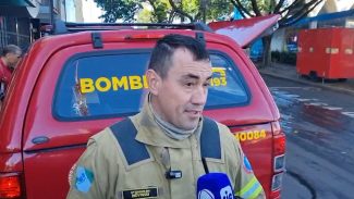 Conforme oficial, fumaça assustou população mas não havia fogo ou nada de errado no hotel
