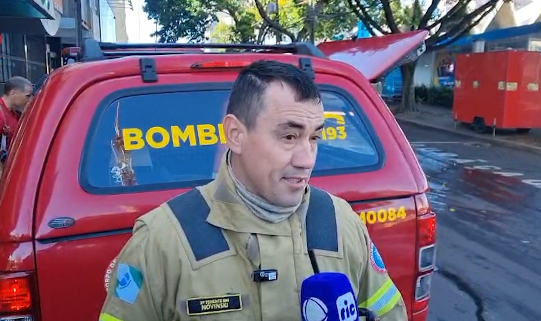 Conforme oficial, fumaça assustou população mas não havia fogo ou nada de errado no hotel