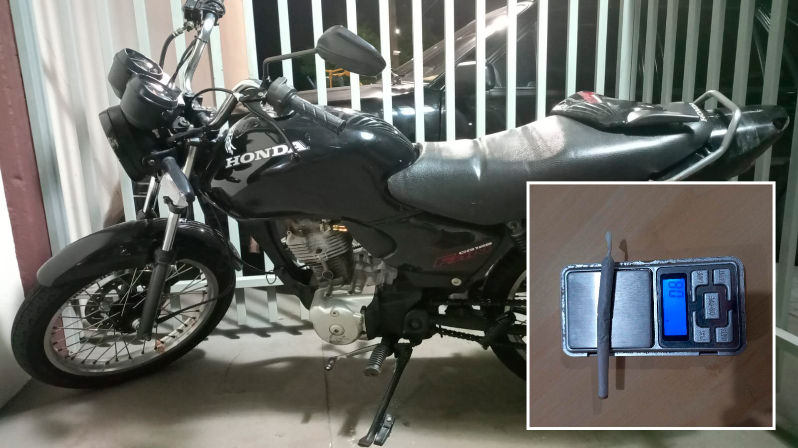 Motociclista é flagrado com maconha e diversas infrações de trânsito em Cascavel