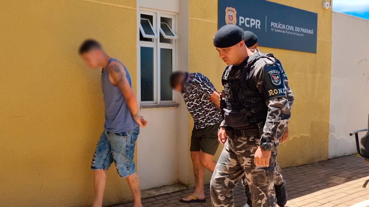 RONE prende dois homens por crimes relacionados a drogas no bairro Esmeralda, em Cascavel