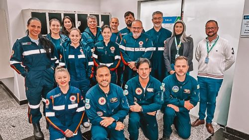 Equipe médica do CONSAMU participa de capacitação em atendimento de urgência a gestantes no APH