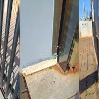 Imagem referente a Imagens mostram estragos provocados por tiros em ataque a motorista de aplicativo em Cascavel