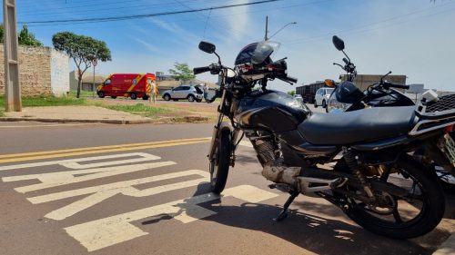 Motociclista tem lesão grave após colisão entre motos no Santa Cruz