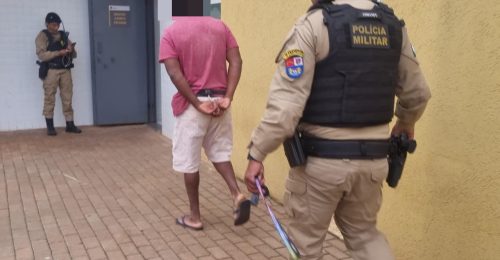 Suspeito de agredir a companheira é detido pela PM no Bairro Floresta