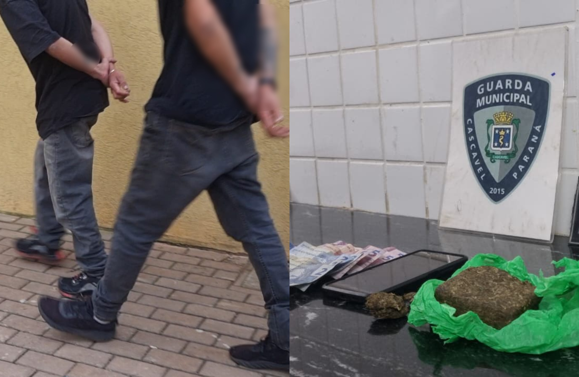 Em atitude suspeita, ROMU aborda dupla e apreende maconha no Terminal Oeste Em atitude suspeita, ROMU aborda dupla e apreende maconha no Terminal Oeste