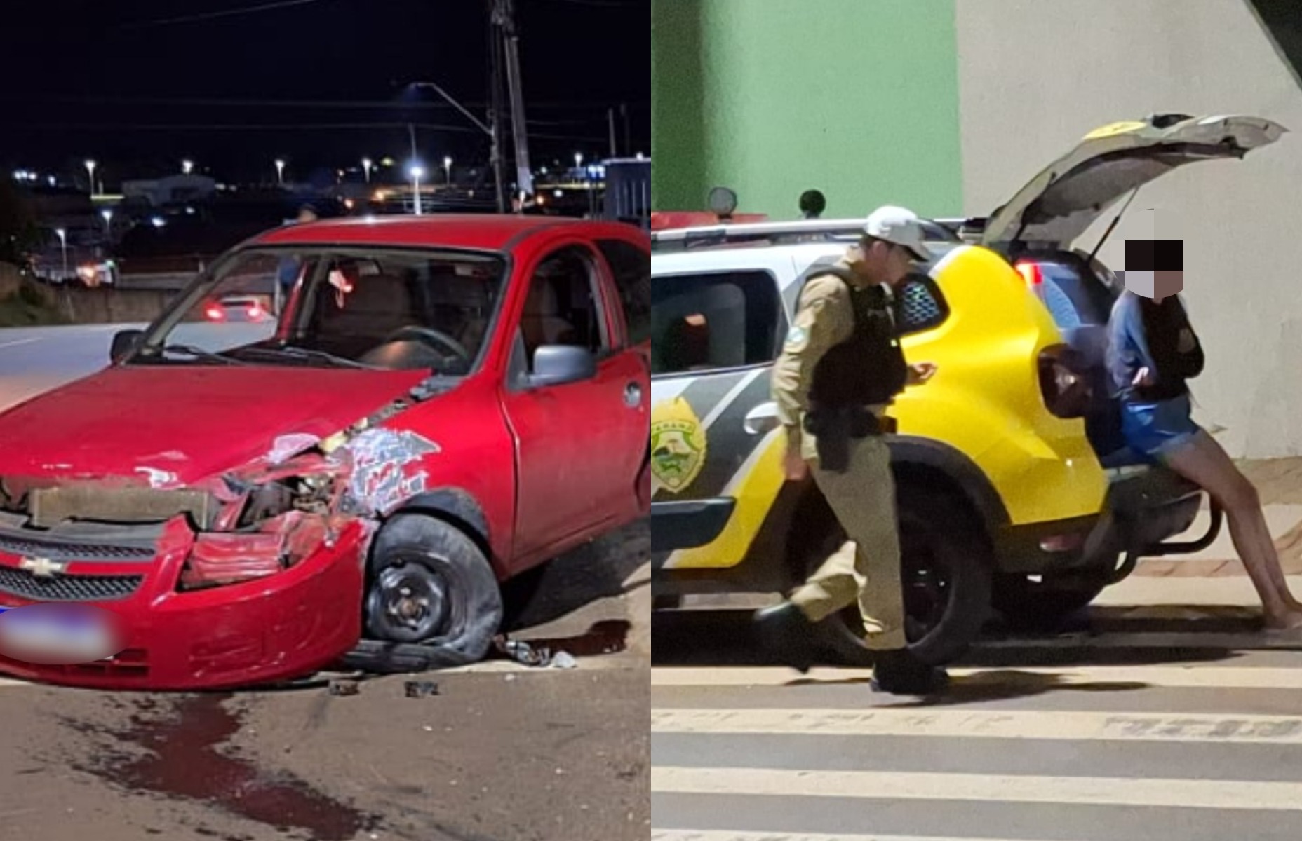 Mulher envolvida em acidente no Brasmadeira é detida por embriaguez ao volante