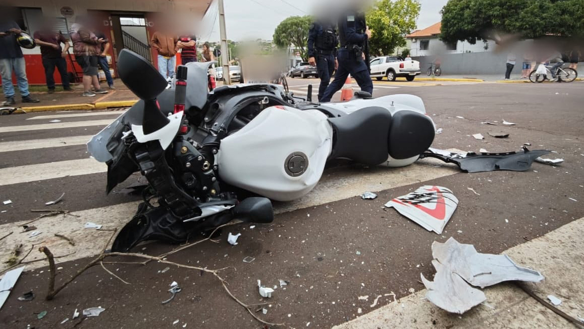Motociclista vítima de grave acidente em Toledo morre no hospital Imagem referente a Motociclista vítima de grave acidente em Toledo morre no hospital