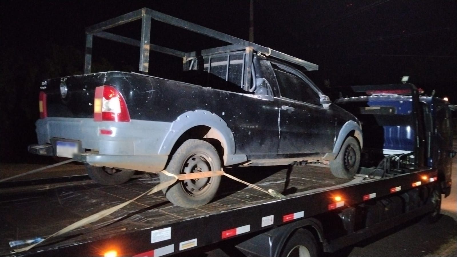 Fiat Strada furtada é localizada pela Guarda Municipal em Cascavel