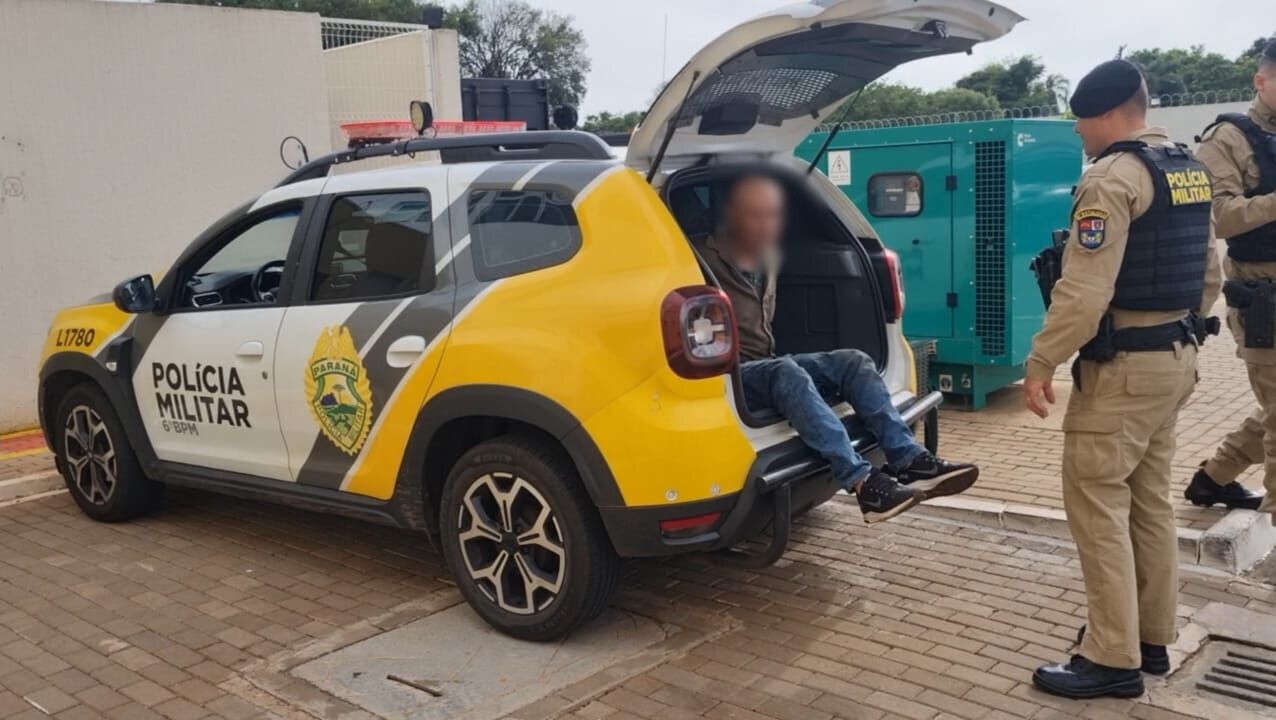 Homem é detido por agressão física após invadir residência da ex-namorada no bairro Esmeralda