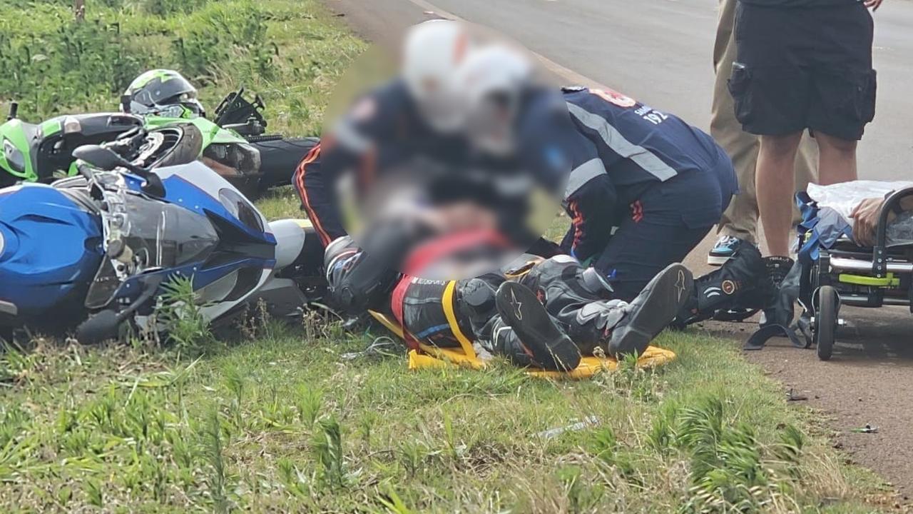 Grupo de motociclistas de Cascavel sofre acidente na BR-163 entre Toledo e Marechal Rondon Grupo de motociclistas de Cascavel sofre acidente na BR-163 entre Toledo e Marechal Rondon