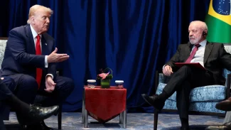 Trump parabeniza Lula e diz que negociações com Brasil prosseguem Trump parabeniza Lula e diz que negociações com Brasil prosseguem