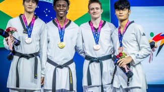 Henrique Marques conquista 2º ouro brasileiro no Mundial de Taekwondo