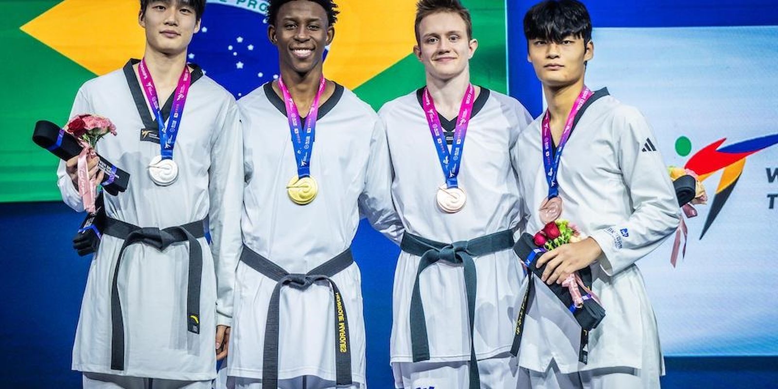 Henrique Marques conquista 2º ouro brasileiro no Mundial de Taekwondo Imagem referente a Henrique Marques conquista 2º ouro brasileiro no Mundial de Taekwondo