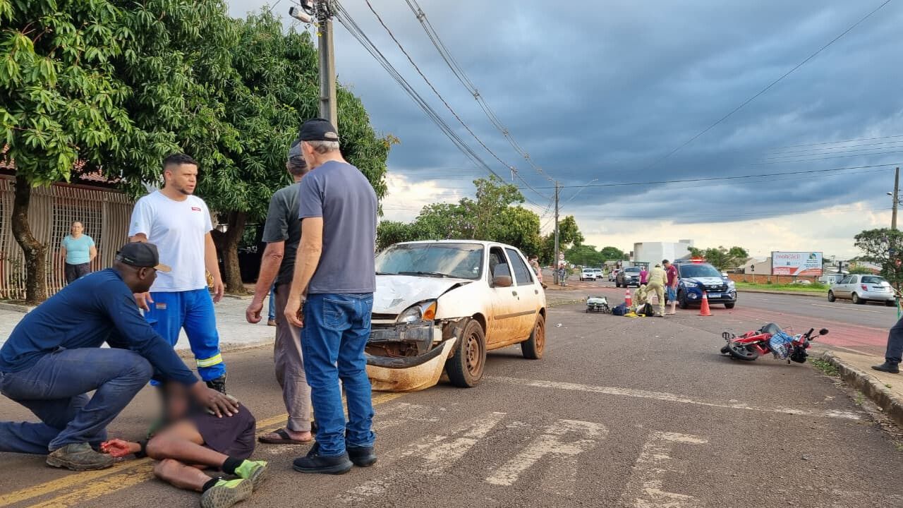 PM dá detalhes sobre colisão frontal entre carro e scooter elétrica no Santa Cruz PM dá detalhes sobre colisão frontal entre carro e scooter elétrica no Santa Cruz