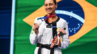 Milena Titoneli é prata no Mundial de taekwondo, o 3º pódio do Brasil Milena Titoneli é prata no Mundial de taekwondo, o 3º pódio do Brasil
