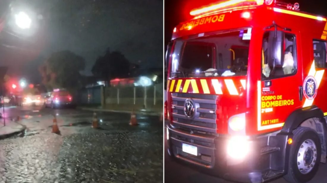 Incêndio em residência na Vila Estrela mobiliza equipes do Corpo de Bombeiros