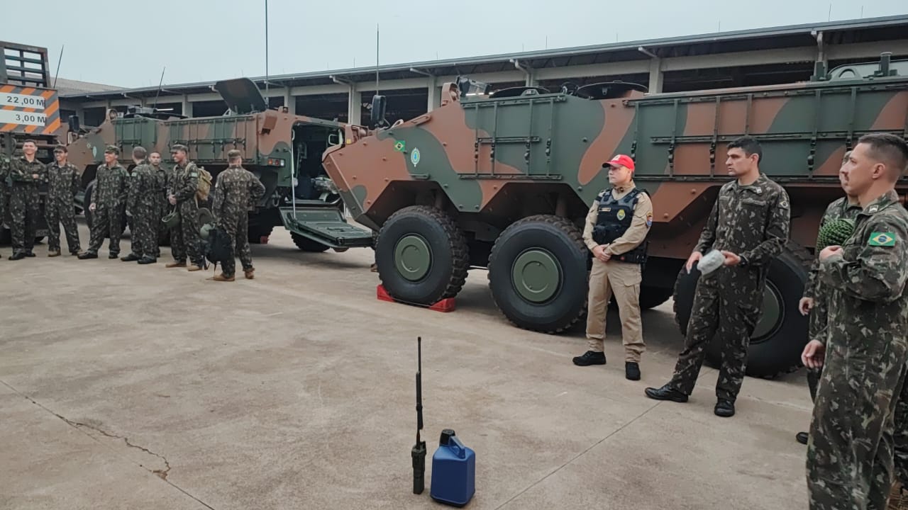 BPRv realiza escolta de comboio do Exército de Cascavel a São Miguel do Iguaçu