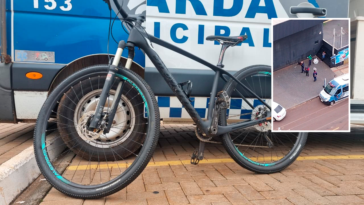 GM recupera bicicleta de carbono avaliada em R$ 15 mil durante abordagem a moradores de rua em Cascavel GM recupera bicicleta de carbono avaliada em R$ 15 mil durante abordagem a moradores de rua em Cascavel