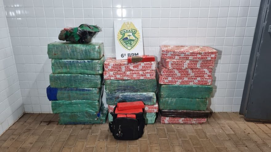 Dois homens são presos com quase 300 kg de maconha em Cascavel