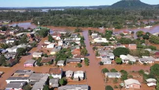 Em 2024, alertas chegaram a toda a população em 42,9% do RS Em 2024, alertas chegaram a toda a população em 42,9% do RS