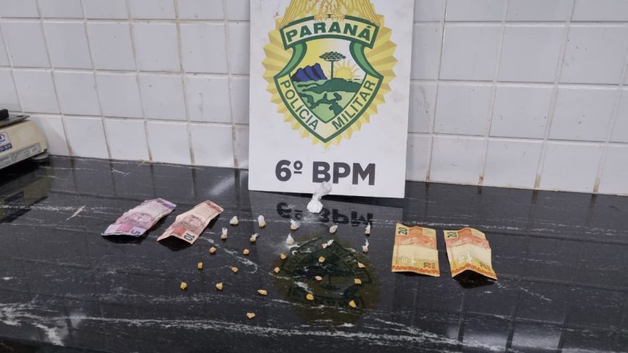 Choque detém trio envolvido com drogas no Jardim Clarito