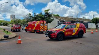 Motociclista tem TCE gravíssimo após acidente no Bairro Coqueiral Motociclista tem TCE gravíssimo após acidente no Bairro Coqueiral