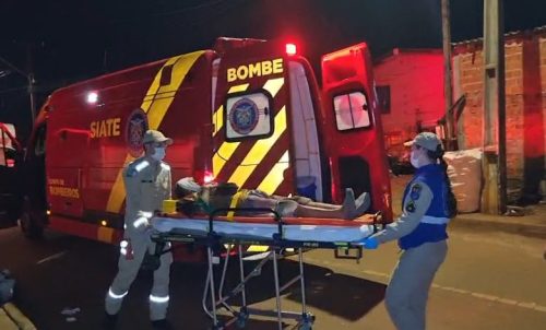 Imagem referente a Homem é agredido com paulada na cabeça no Bairro Cascavel Vellho; PM e Siate são mobilizados