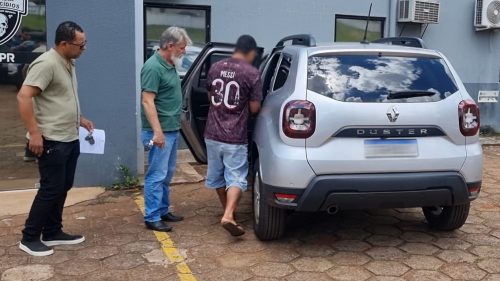 Alvo de operação da DH, que estava foragido, é localizado e preso em Cascavel Imagem referente a Alvo de operação da DH, que estava foragido, é localizado e preso em Cascavel