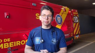 “Está desorientado”, diz médico sobre ciclista que sofreu traumatismo ao bater contra caminhão