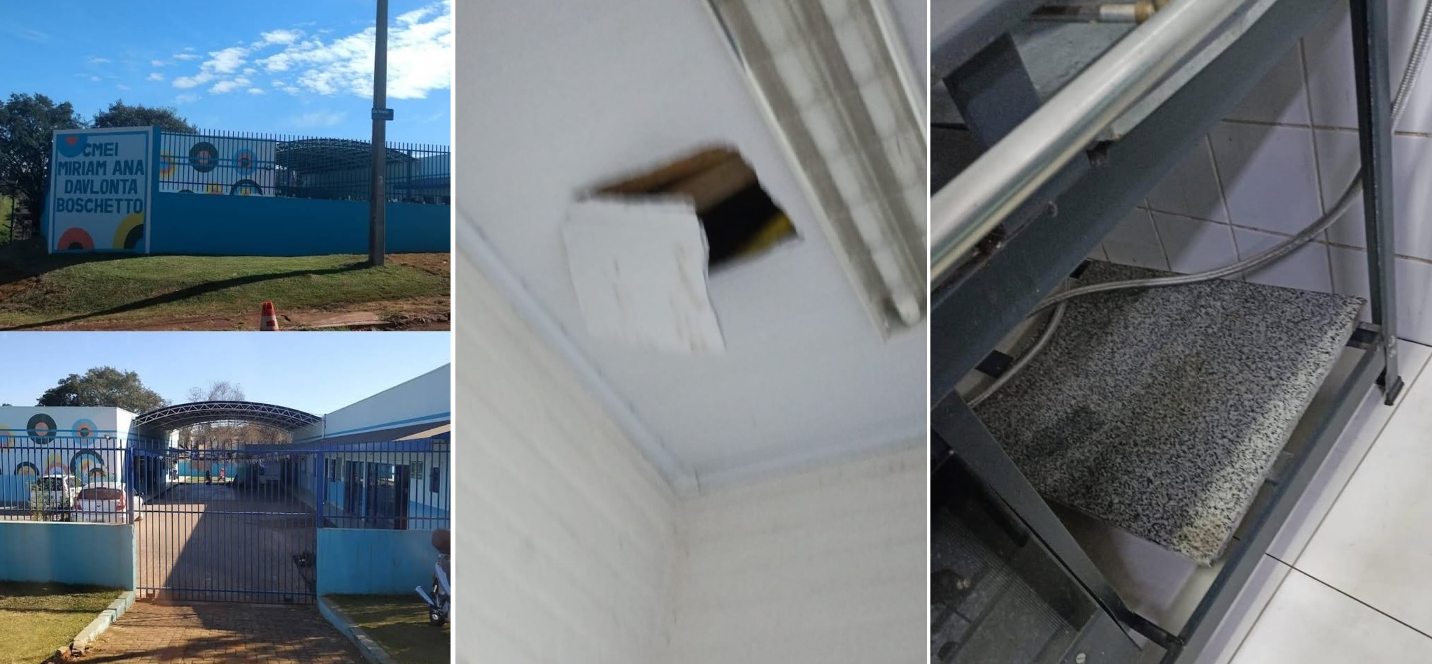 Vândalos saqueiam CMEI no Cascavel Velho e pais cobram mais segurança Vândalos saqueiam CMEI no Cascavel Velho e pais cobram mais segurança