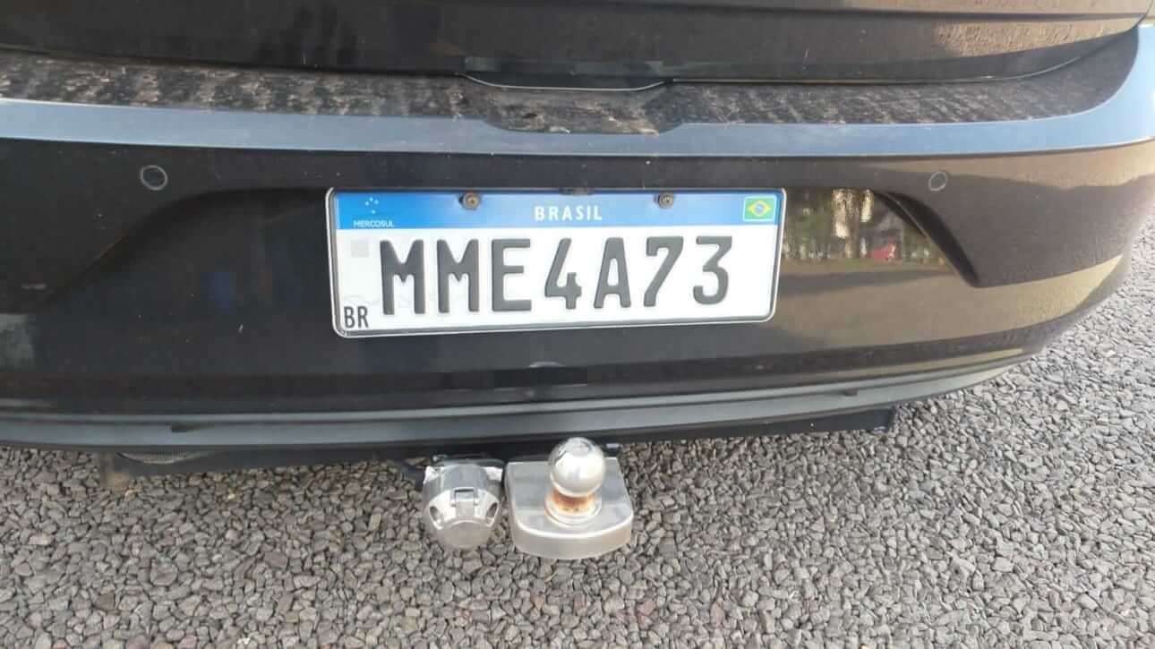 Foi perdido uma placa no Bairro Brasília