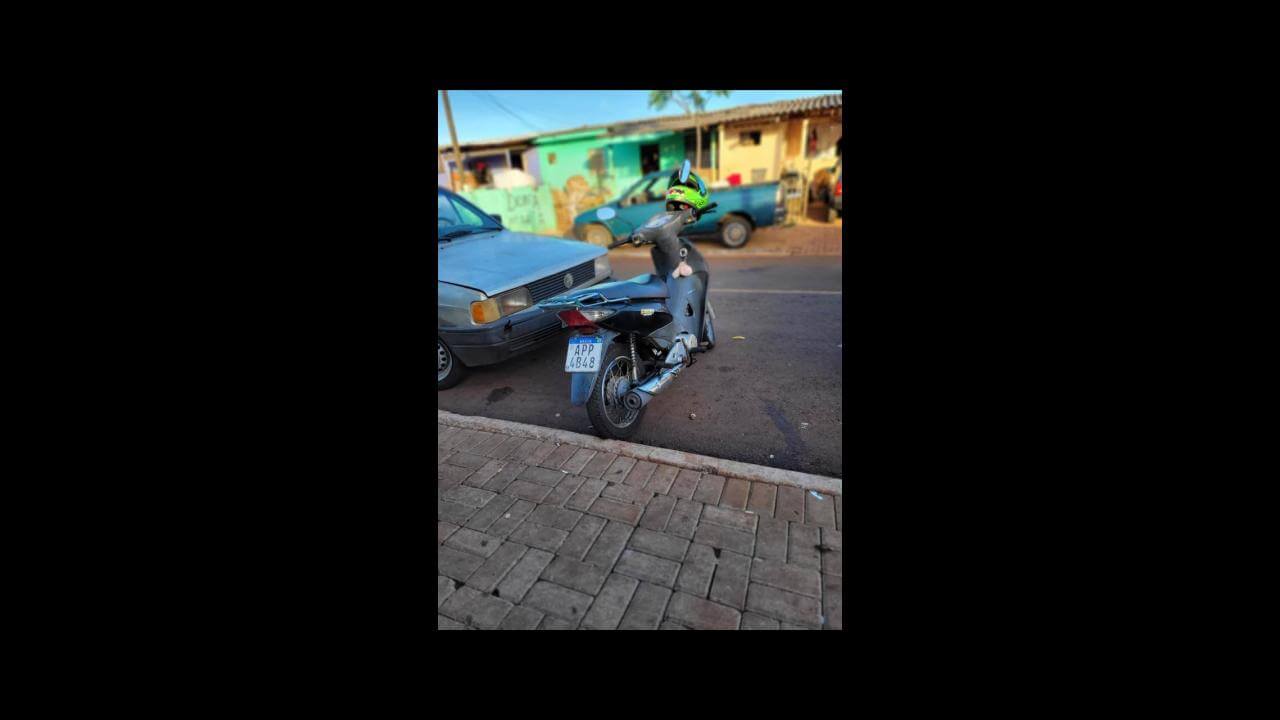Foi perdido uma placa de Moto no bairro Cascavel Velho