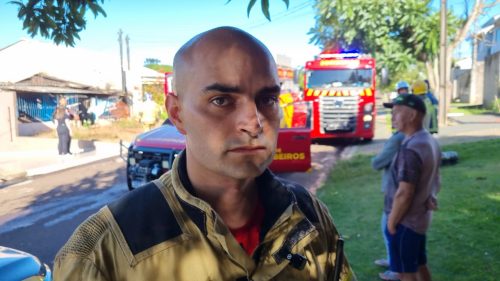Tenente do Corpo de Bombeiros alerta sobre riscos de uso de fogo e orienta população após incêndio em residência no Bairro Brasília