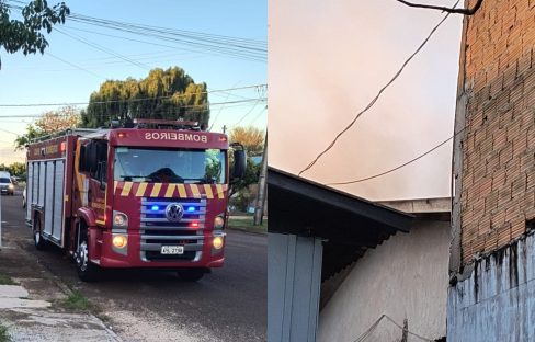 Bombeiros combatem princípio de incêndio em geladeira na Rua Panamá