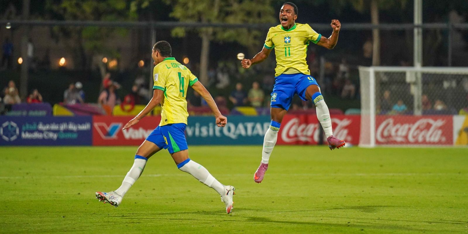 Brasil goleia Indonésia e avança à fase mata-mata do Mundial Sub-17 Imagem referente a Brasil goleia Indonésia e avança à fase mata-mata do Mundial Sub-17
