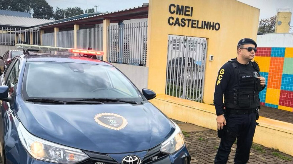 Guarda Civil Patrimonial reforça presença em escolas e CMEIs com a Ação Escola Segura em Cascavel