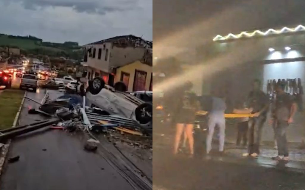 Fontes confirmam vítimas graves em Rio Bonito do Iguaçu, após devastação; Veja novas imagens