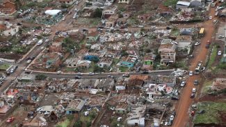 Após tornado, Enem é suspenso em Rio Bonito do Iguaçu, no Paraná
