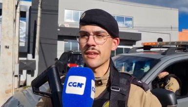 Imagem referente a Oficial dá detalhes sobre ‘cavalo de pau’ com Chevette e agressão a PM durante abordagem