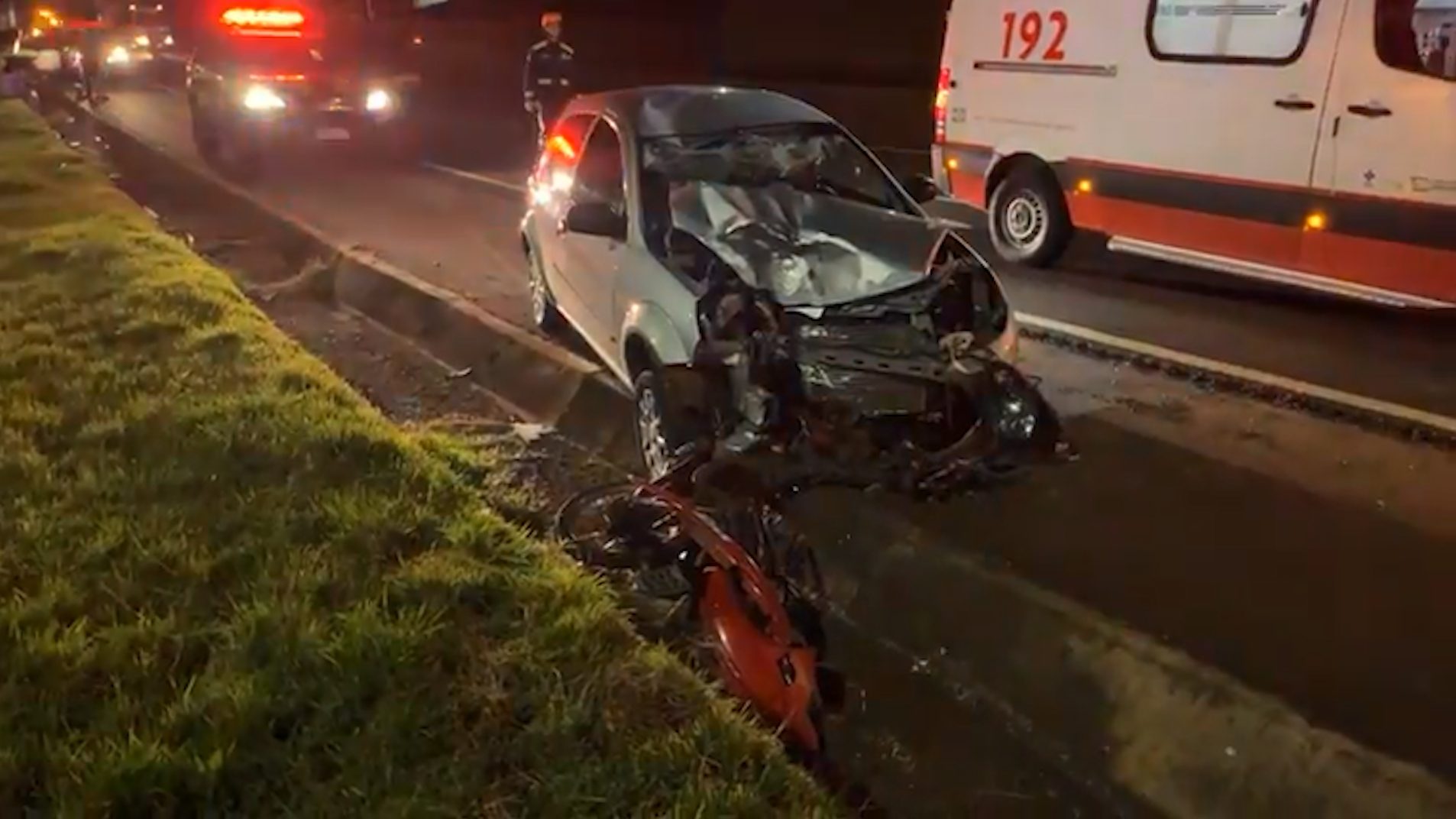Motociclista morre em colisão frontal com carro na BR-369
